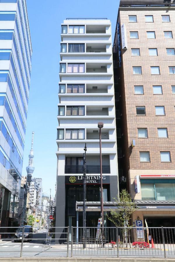 Business Capsule Hotel Lightning Hotel Asakusa Tokyo Exterior photo