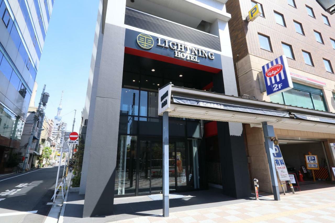Business Capsule Hotel Lightning Hotel Asakusa Tokyo Exterior photo